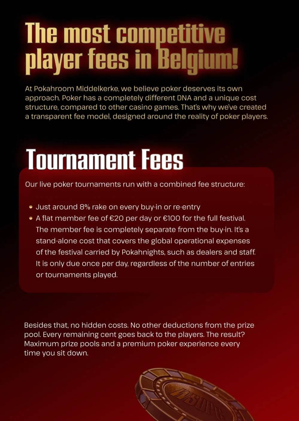 Brochure WSOP Circuit Middelkerke, pagina · 20